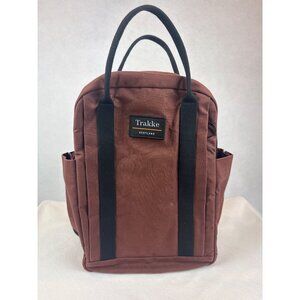 Trakke Canna Scotland Port Canvas Backpack With Black Straps